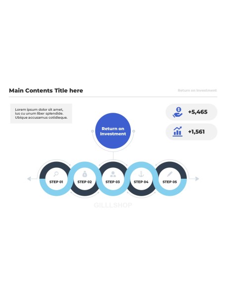 Return on Investment (ROI) ppt template ppt