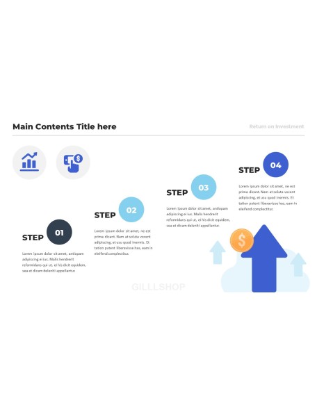 Return on Investment (ROI) ppt template ppt