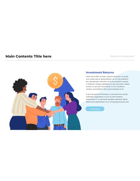 Return on Investment (ROI) ppt template ppt