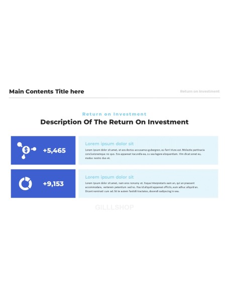 Return on Investment (ROI) ppt template ppt