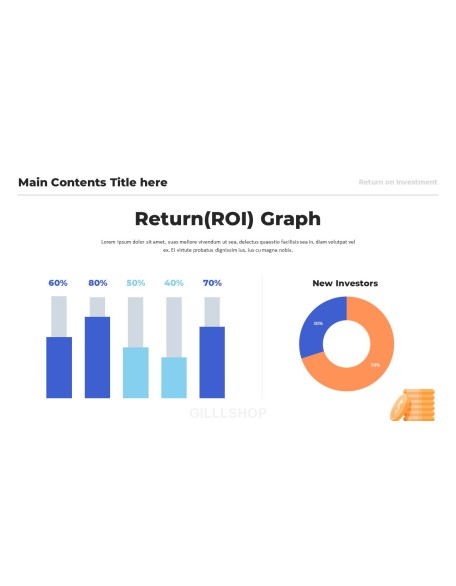 Return on Investment (ROI) ppt template ppt
