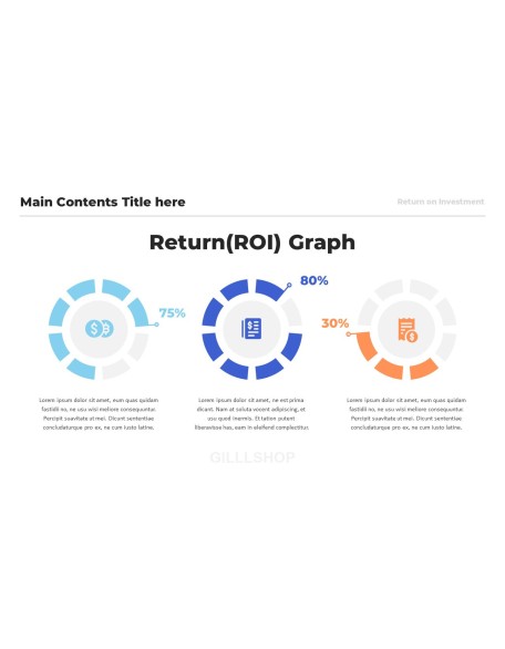 Return on Investment (ROI) ppt template ppt