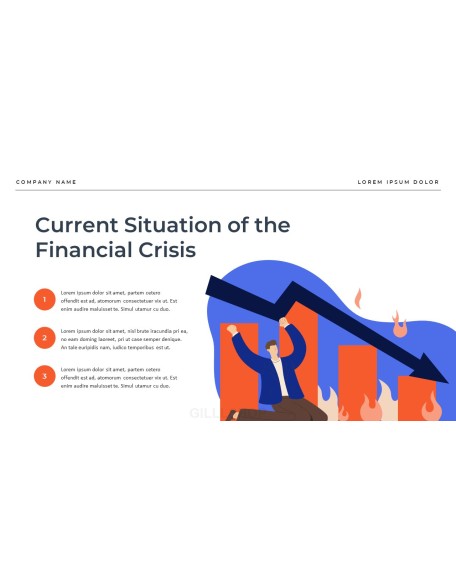 Financial Crisis Business PowerPoint Templates