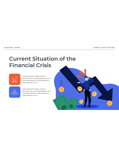 Financial Crisis Business PowerPoint Templates