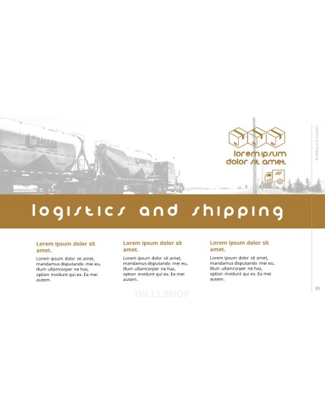 Logistics and Shipping Presentation PowerPoint