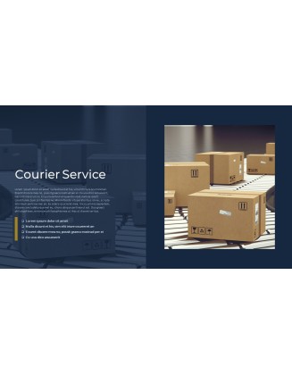 Courier Service premium PowerPoint Templates