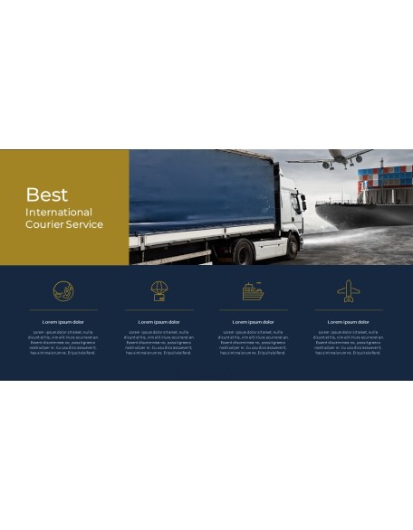 Courier Service premium PowerPoint Templates