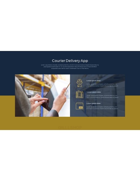 Courier Service premium PowerPoint Templates