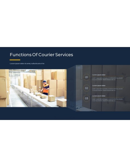 Courier Service premium PowerPoint Templates