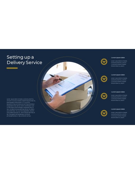 Courier Service premium PowerPoint Templates