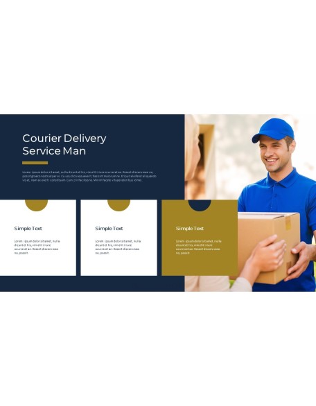 Courier Service premium PowerPoint Templates