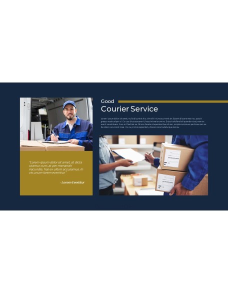 Courier Service premium PowerPoint Templates