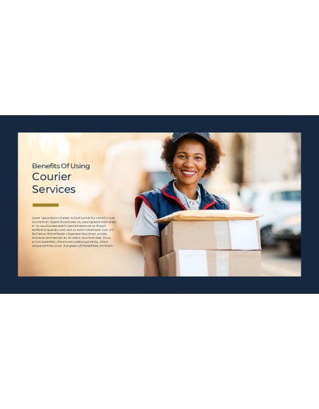 Courier Service premium PowerPoint Templates