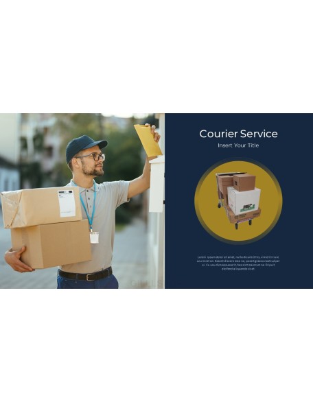 Courier Service premium PowerPoint Templates