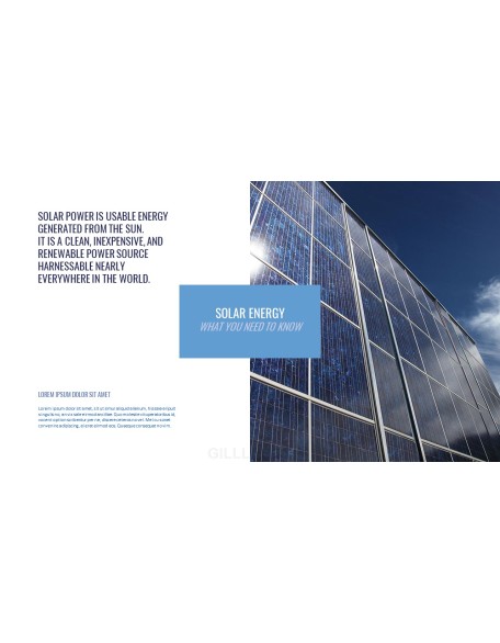 Renewable Energy Presentation Format