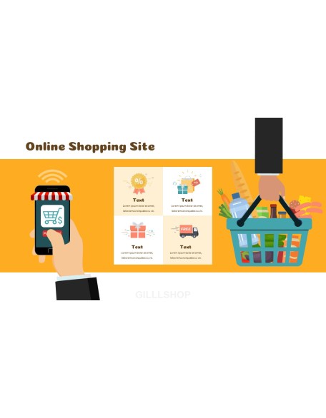 Online Shopping powerpoint themes