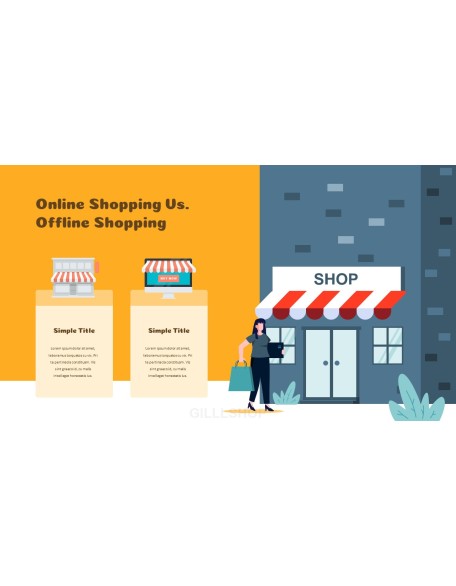 Online Shopping powerpoint themes