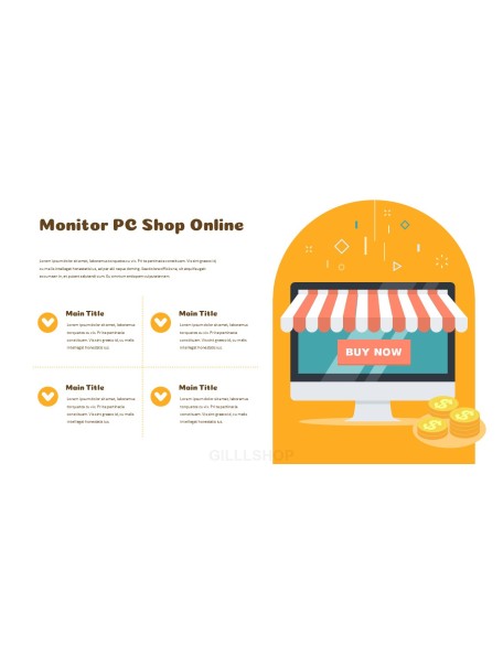 Online Shopping powerpoint themes