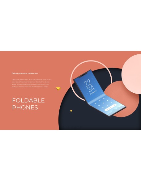 Best Foldable Phones presentation slide design