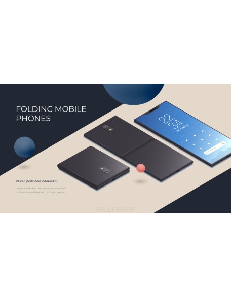 Best Foldable Phones presentation slide design