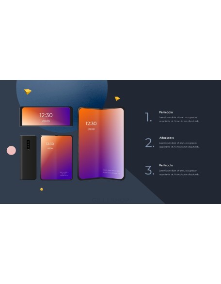 Best Foldable Phones presentation slide design