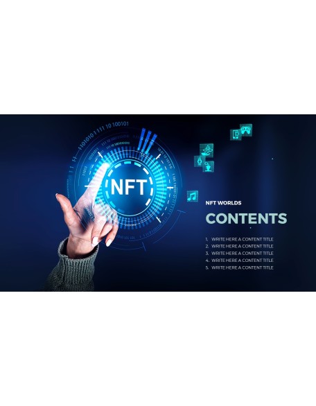 NFT Worlds professional powerpoint presentation