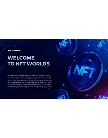 NFT Worlds professional powerpoint presentation