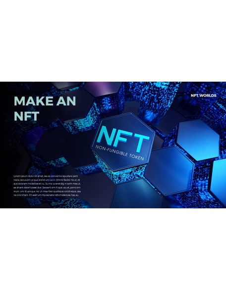 NFT Worlds professional powerpoint presentation