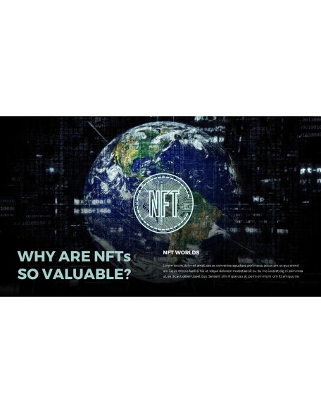 NFT Worlds professional powerpoint presentation