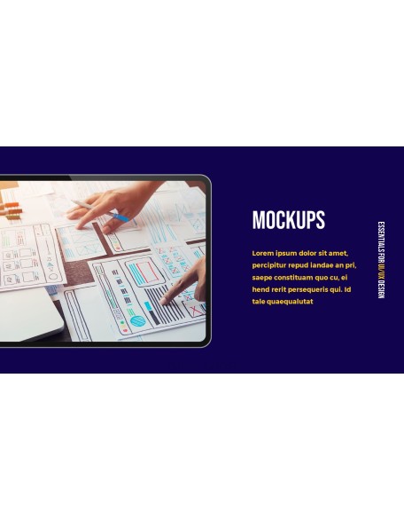 Essentials for UI/UX Design PowerPoint Presentation Design