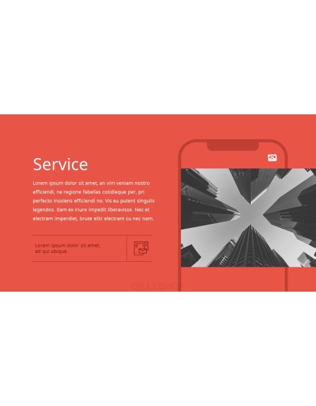 Mobile Service Planning history powerpoint template