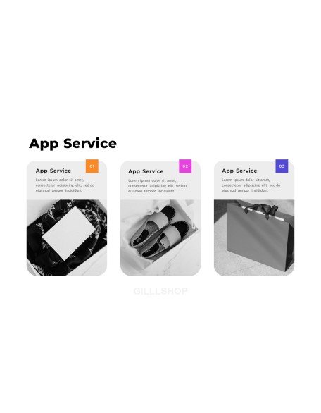 Mobile Service Proposal (Shopping App) Theme PT Templates