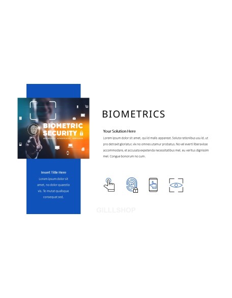 Biometrics Security PowerPoint Templates for Presentation