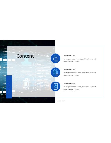 Biometrics Security PowerPoint Templates for Presentation