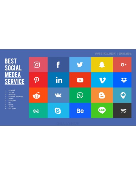 Social Media Presentation Templates