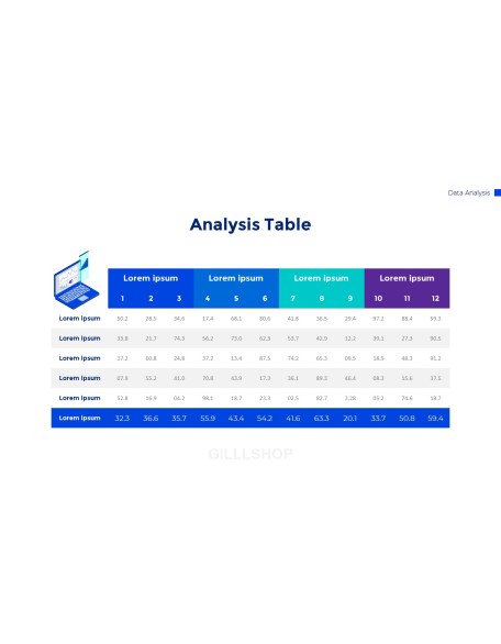 Data Analysis Best PPT Templates