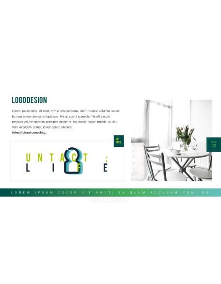 Untact Life Presentation Templates Design