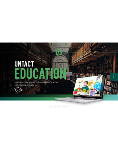 Untact Life Presentation Templates Design