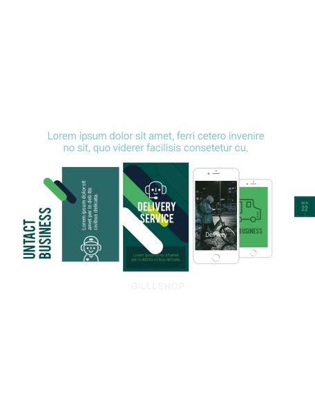 Untact Life Presentation Templates Design