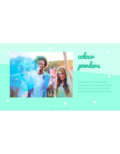 Festival With Colour Powder Proposal PowerPoint Example