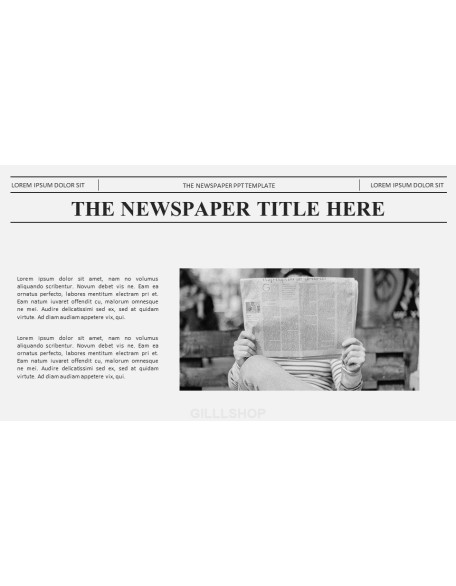 Newspaper Proposal Presentation Templates