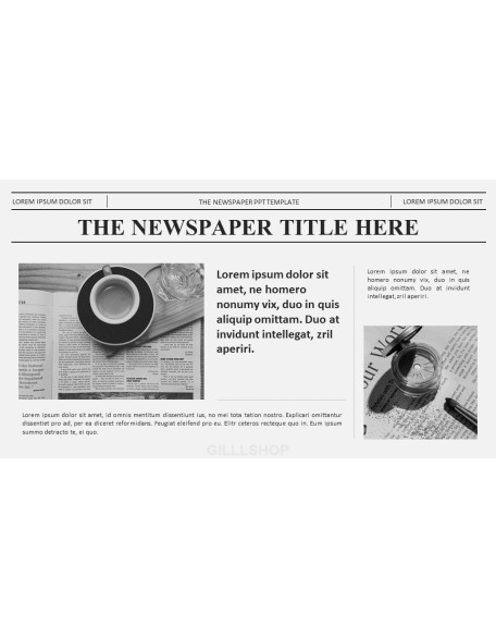 Newspaper Proposal Presentation Templates