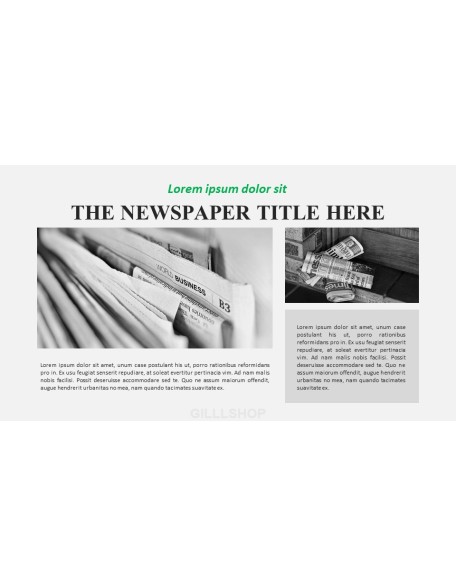 Newspaper Proposal Presentation Templates