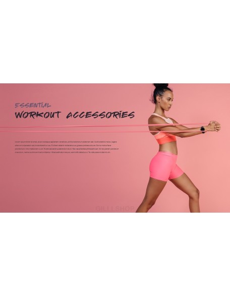 Women's Sports Wear Modern PPT Templates