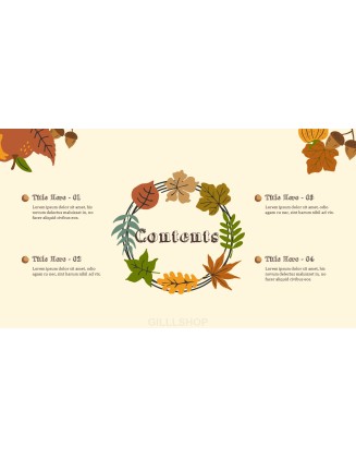 Thanksgiving Day Theme PT Templates