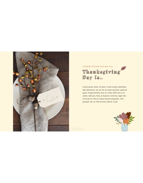 Thanksgiving Day Theme PT Templates