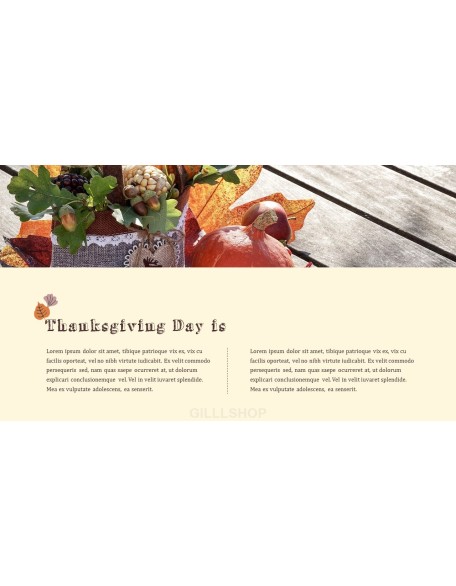 Thanksgiving Day Theme PT Templates