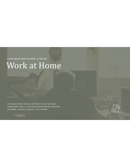 Work at Home PowerPoint Templates for Presentation