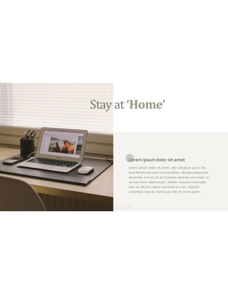 Work at Home PowerPoint Templates for Presentation