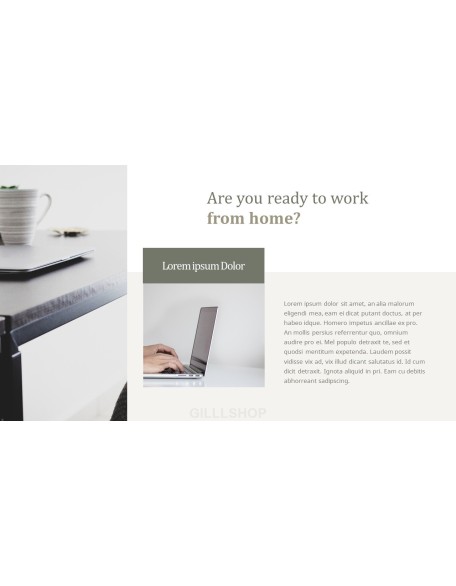 Work at Home PowerPoint Templates for Presentation